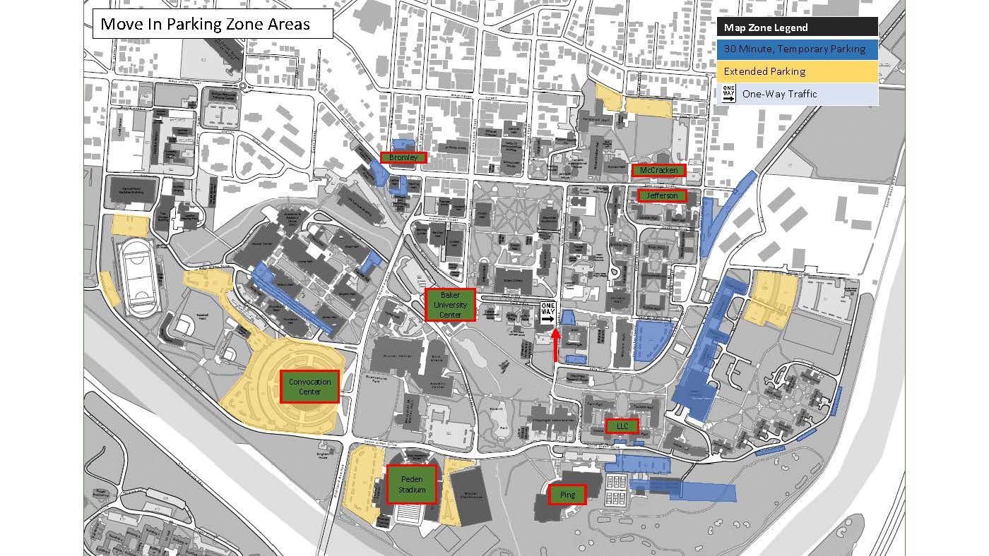 Ohio University Parking Map 2019